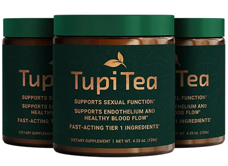 Tupi Tea Endothelial Health Male Vitality Powder Supplement — 4.23oz USA